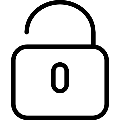 Open lock icon