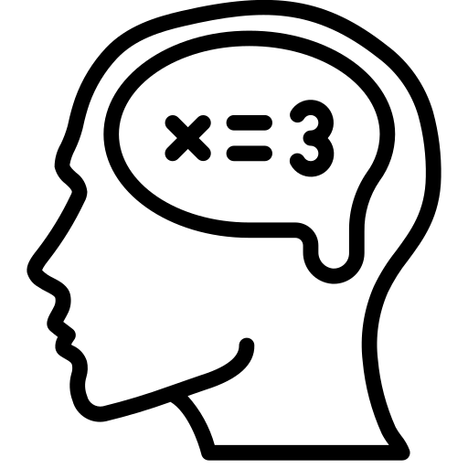 head with x=3 equation inside 
